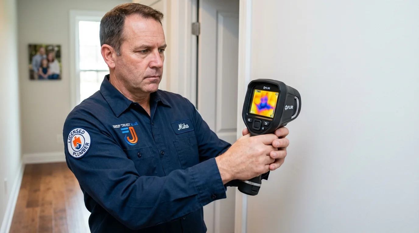 Thermal imaging leak detection by Johns Plumbing LLC in Port Arthur